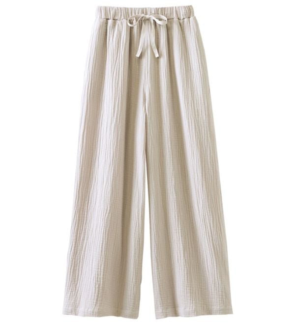 LAVIENNE（ラヴィエンヌ）の「楊柳ガーゼチュニックブラウス・ワイドストレートパンツ(別売)（チュニック）」｜詳細画像