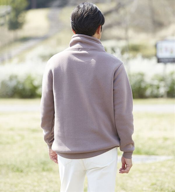 「＜イネド　オム＞裏起毛フード風トレーナー（メンズトレーナー）」｜詳細画像