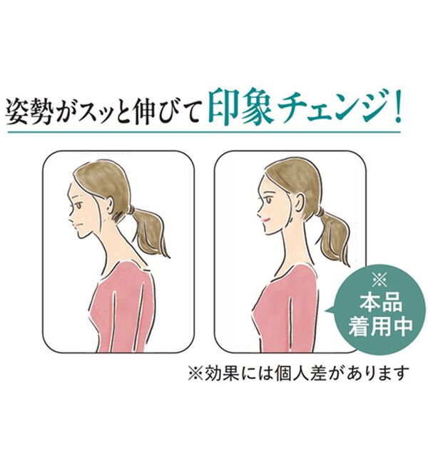 LAVIENNE（ラヴィエンヌ）の「【３色組】スキッと美姿勢ボディインナー（ボディスーツ・シェイパー）」｜詳細画像