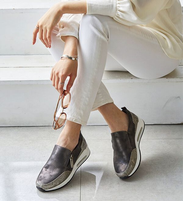 ルフラン（ルフラン）の「パイソン切替４Ｅエアソールスニーカー（スニーカー）」｜詳細画像