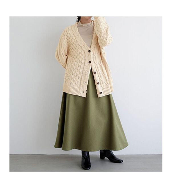 RANAN（ラナン）の「＜裏フリース＞マキシスカート（ロングスカート）」｜詳細画像