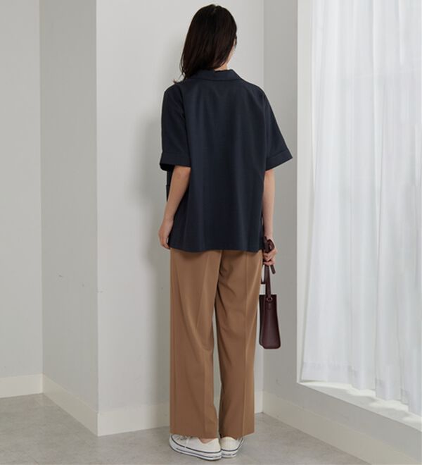 BELLUNA（ベルーナ）の「麻調素材ダブルテーラードジャケット（テーラードジャケット）」｜詳細画像