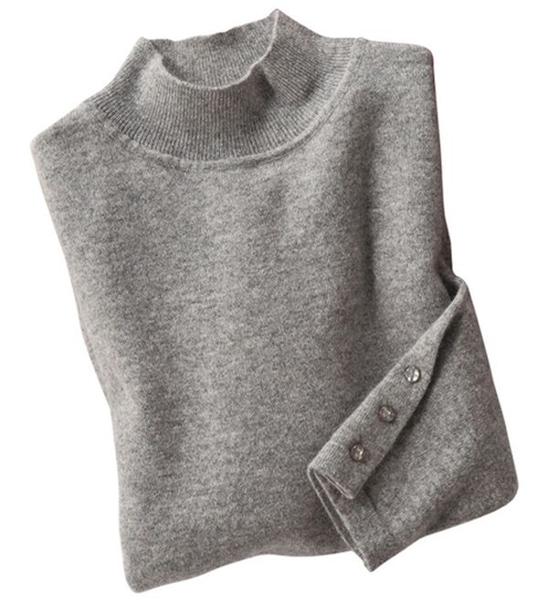 カシミアウールリッチデザインプルオーバー - ベルーナ【公式】