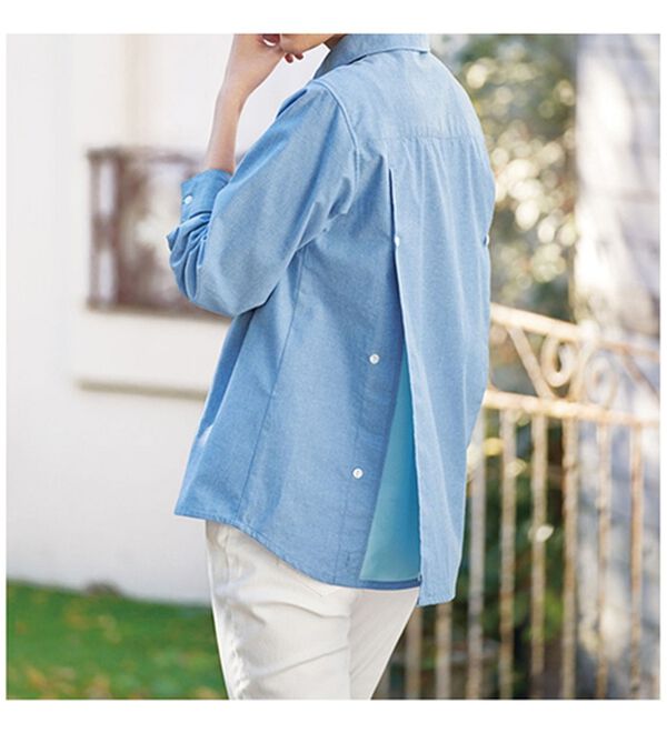 BELLUNA（ベルーナ）の「風が抜ける爽やかシャツ（シャツ）」｜詳細画像