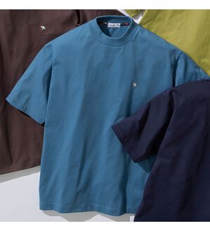 「アーノルド　パーマー　綿１００％接触冷感Ｔシャツ（メンズＴシャツ）」｜ブルーグレー