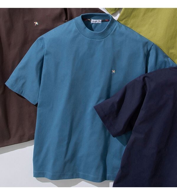 「アーノルド　パーマー　綿１００％接触冷感Ｔシャツ（メンズＴシャツ）」｜ブルーグレー