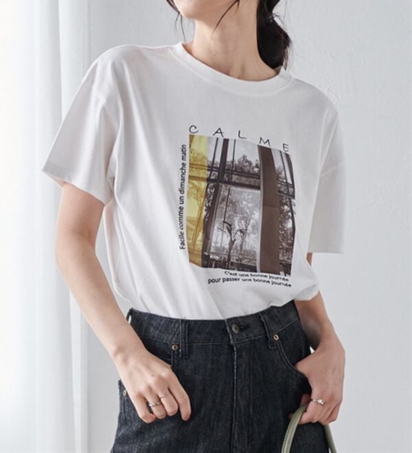 RANAN（ラナン）の「ロゴプリントTシャツ（Tシャツ）」｜詳細画像