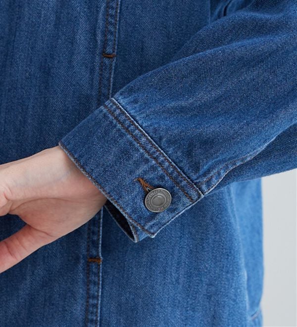 BELLUNA（ベルーナ）の「やわらかデニム素材ノーカラージャケット（その他ジャケット）」｜詳細画像