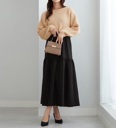 alotta（アロッタ）の「２点セット　ニットトップス＋キャミワンピ（その他ワンピース）」