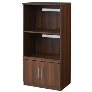 iellio（イエリオ）の「コンパクトキッチン収納シリーズ＜キッチンボード・食器棚・家電収納＞（ラック・棚・本棚）」｜ダークブラウン