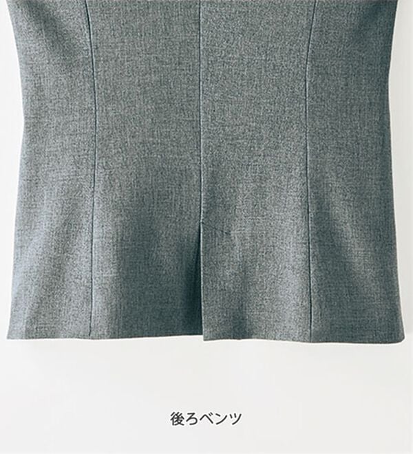 BELLUNA（ベルーナ）の「＜楽スタフィット＞ノーカラージャケット（ノーカラージャケット）」｜詳細画像