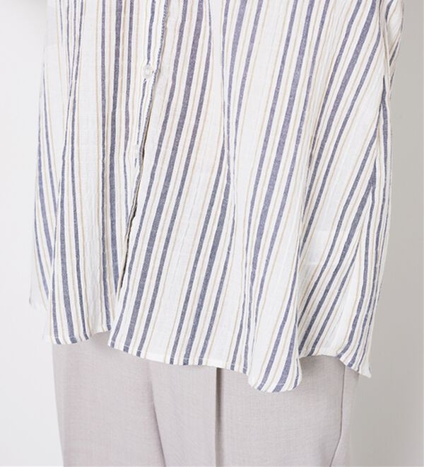 BELLUNA（ベルーナ）の「スキッパー衿ぽこぽこ素材ブラウス（ブラウス）」｜詳細画像