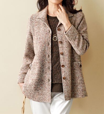 BELLUNA（ベルーナ）の「ミックスツイード調ジャケットアンサンブル（その他ジャケット）」