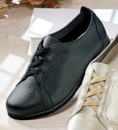 ルフラン（ルフラン）の「ボヌーブル　牛革５Ｅ甲ゴムシューズ（フラットシューズ）」