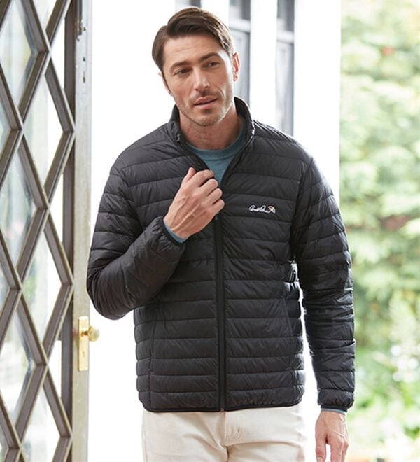 「＜アーノルド　パーマー＞ポケッタブルダウンジャケット（メンズブルゾン）」｜詳細画像