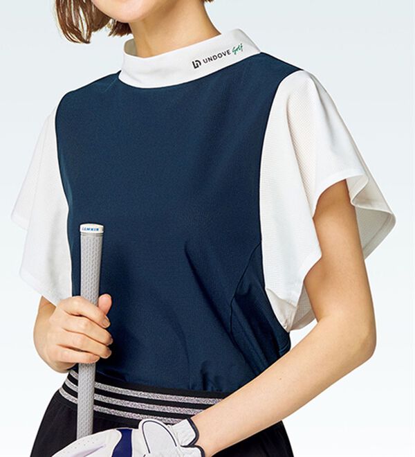 BELLUNA（ベルーナ）の「＜ＦＬＥＸ　ＤＲＹ＞配色フレアースリーブトップス（カットソー）」｜詳細画像