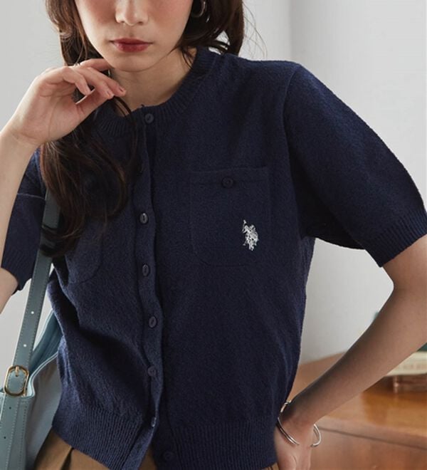 RANAN（ラナン）の「＜U.S.POLO ASSN.＞ コンパクトニットカーデ（ニットカーディガン）」｜詳細画像
