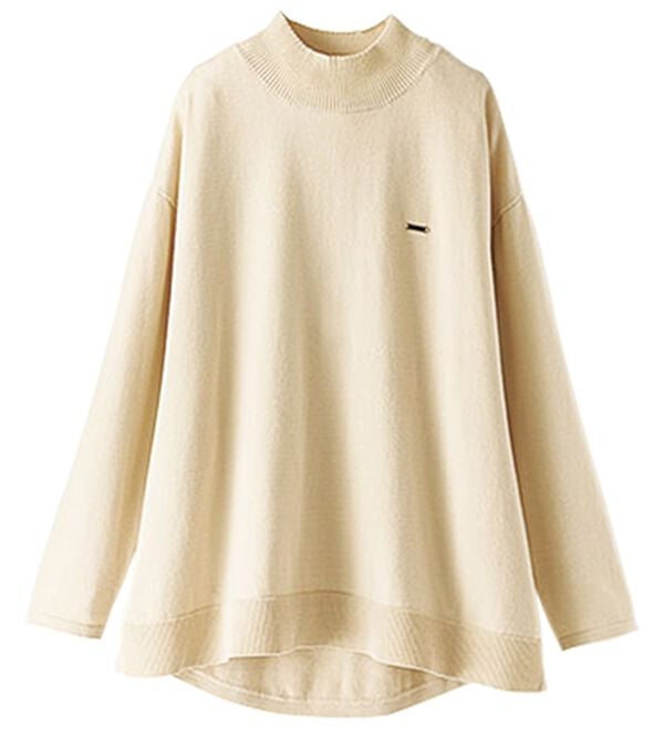 BELLUNA（ベルーナ）の「もちもちニットゆったり快適チュニック（チュニック）」｜詳細画像