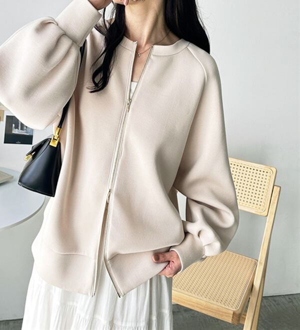 GeeRA（ジーラ）の「前後２ＷＡＹダブルジップスウェット（カットソー）」｜詳細画像