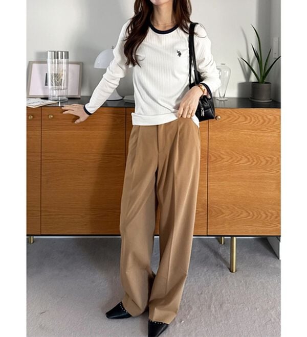 GeeRA（ジーラ）の「【U.S. POLO ASSN.】配色デザインリブロンT（カットソー）」｜詳細画像