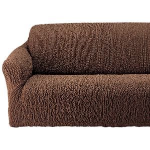 「抗菌防臭付タテヨコのびのびフィット式ソファカバー（ソファーカバー）」｜チョコ