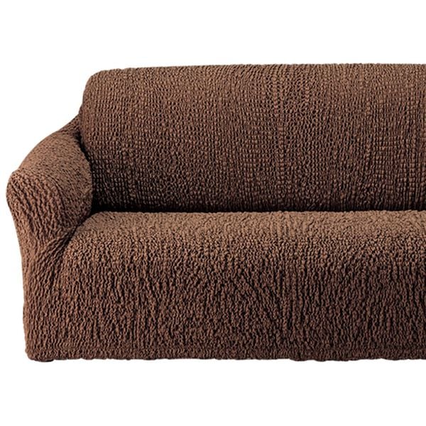 「抗菌防臭付タテヨコのびのびフィット式ソファカバー（ソファーカバー）」｜チョコ