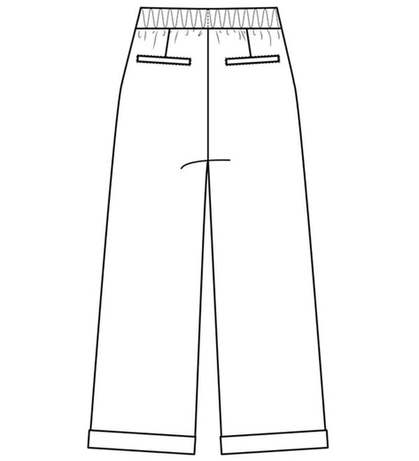 BELLUNA（ベルーナ）の「万能！タック使いワイドパンツ（ワイドパンツ・ガウチョ）」｜詳細画像