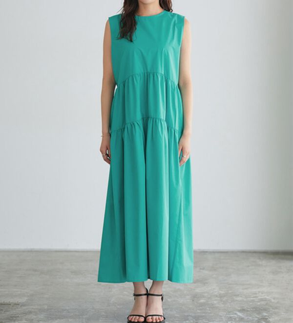 Pierrot（ピエロ）の「ラウンドティアードワンピース（カットソーワンピース）」｜詳細画像