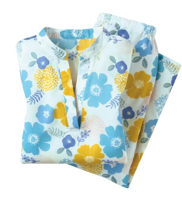 LAVIENNE（ラヴィエンヌ）の「ゆるっとラクちん！涼やかパジャマ（パジャマ・ルームウェア）」｜詳細画像