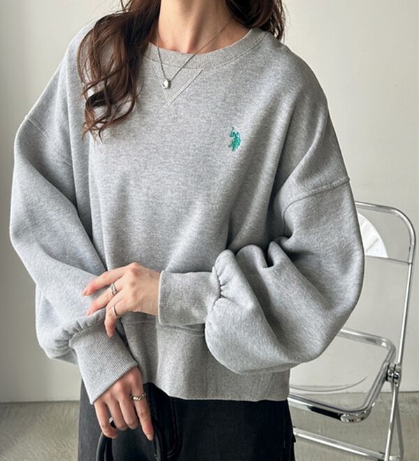 GeeRA（ジーラ）の「【Ｕ．Ｓ．ＰＯＬＯ　ＡＳＳＮ】ショートスウェット（トレーナー・スウェット）」｜詳細画像