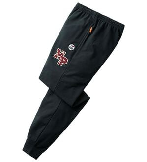 「＜ハッシュパピー＞ブランドデザイン裏毛トレーナー・パンツ（メンズルームウェア）」｜ブラック(パンツ)