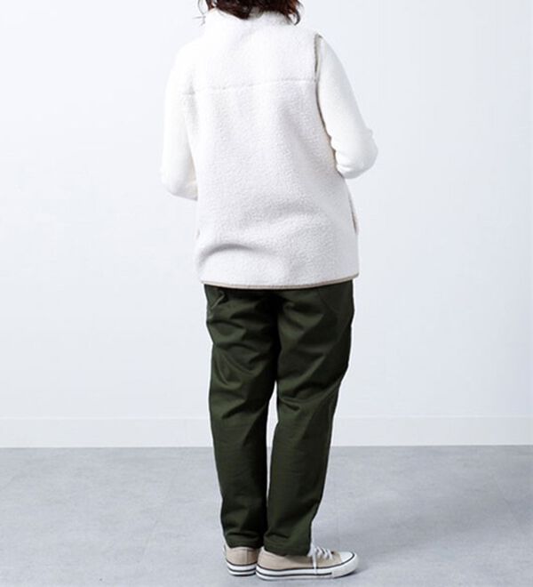 BELLUNA（ベルーナ）の「＜ｓｏｒａｆｕｋｕ＞配色使いボアベスト（ベスト）」｜詳細画像