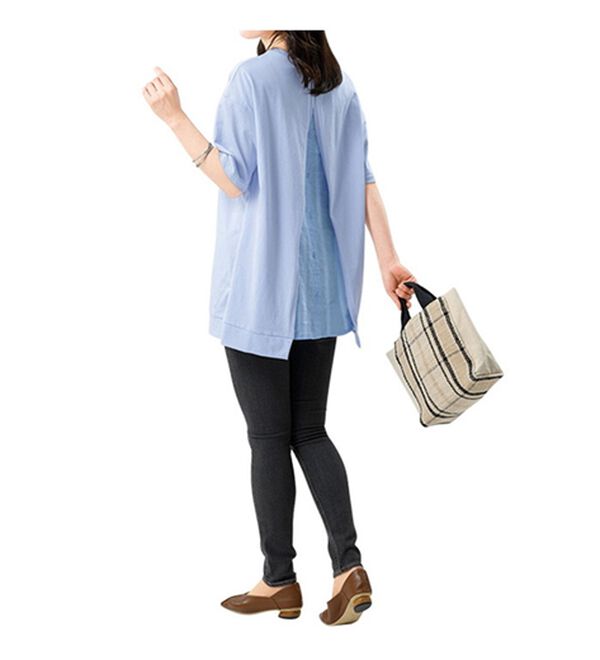 ルフラン（ルフラン）の「【３色組】バックシャン重ね着風チュニック（チュニック）」｜詳細画像