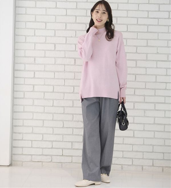 BELLUNA（ベルーナ）の「＜極み編＞肌心地ふんわりハイネックニット（ニット・セーター）」｜詳細画像