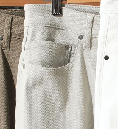 「＜コムルヴァン・オム＞ドビー織りストレッチパンツ（メンズフルレングスパンツ）」