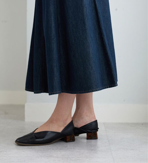 BELLUNA（ベルーナ）の「やわらかデニム素材フレアースカート（ロングスカート）」｜詳細画像