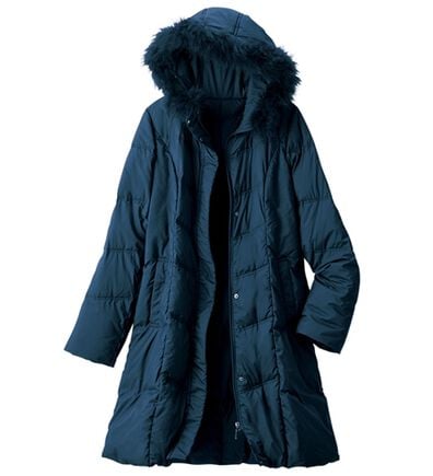 ルフラン（ルフラン）の「こだわりシルエットのファー付ダウン（ロングコート）」