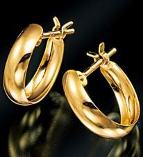 ルフラン（ルフラン）の「１８金・プラチナフープピアス（イヤリング・ピアス）」