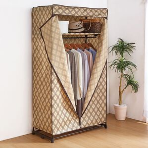 「ほこりが入りにくいカバー付きハンガー（ハンガーラック）」｜1