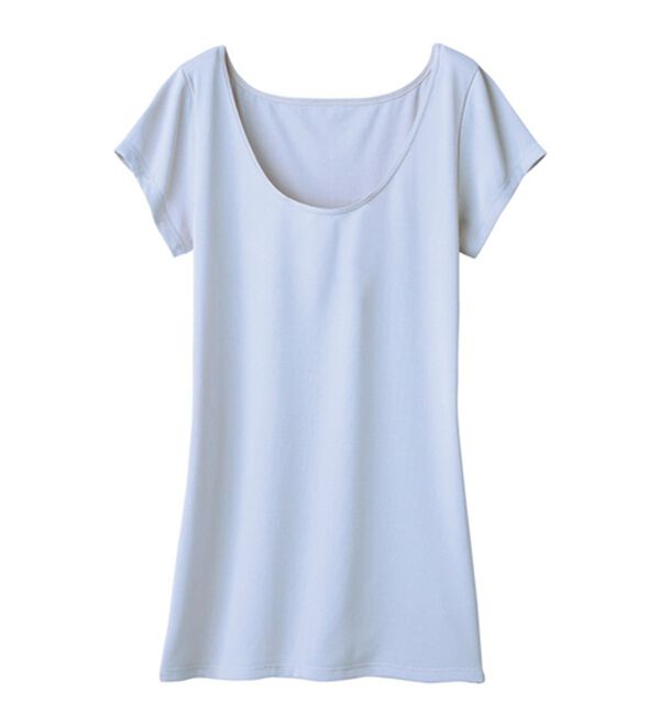 「ひんやりフレンチ袖インナー　ベルクール（肌着・インナーウェア）」｜詳細画像