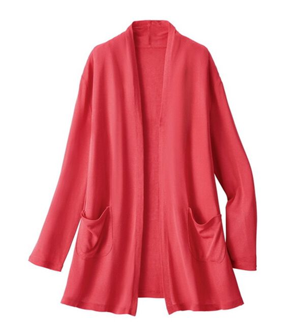 ルフラン（ルフラン）の「軽くてヒンヤリ！長め丈カーディガン（その他カーディガン）」｜詳細画像