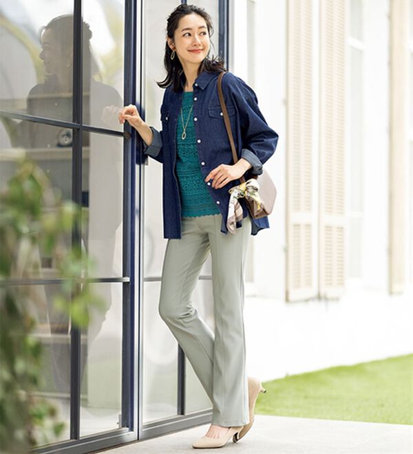 ルフラン（ルフラン）の「【４本組】日本製新こだわり設計ハイテンションパンツ（フルレングスパンツ）」｜詳細画像