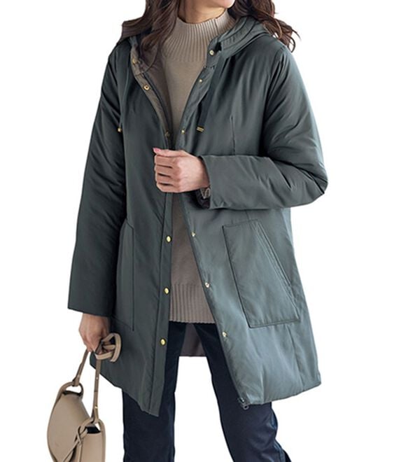 BELLUNA（ベルーナ）の「【Ａｉｒｙ＆Ｗａｒｍ】エアリーライトウォームコート（ハーフコート）」｜詳細画像