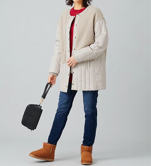 BELLUNA（ベルーナ）の「もちもち素材ハイネックニットプルオーバー（ニット・セーター）」｜詳細画像