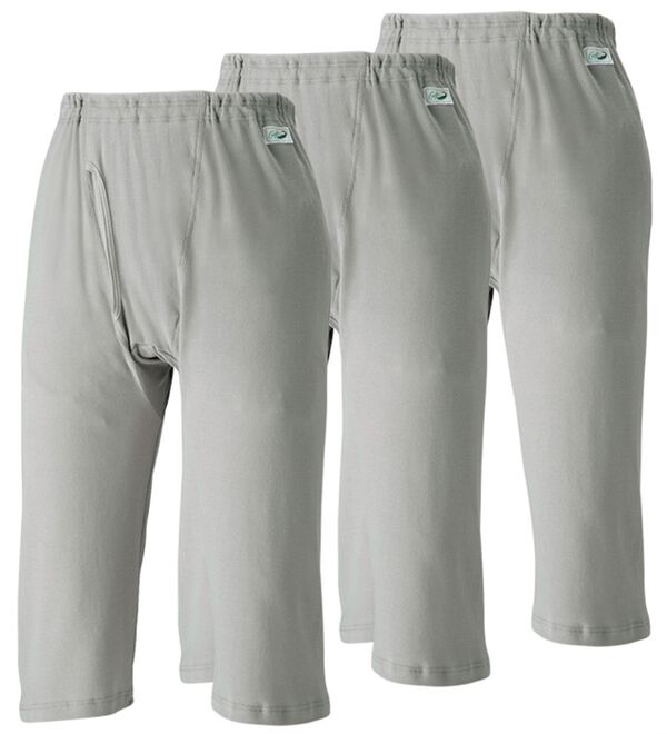 「【３枚組】＜クロコダイル＞綿１００％さらっと冷感ステテコ（メンズ靴下・タイツ）」｜詳細画像