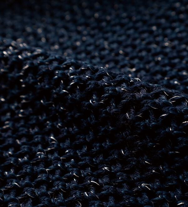 BELLUNA（ベルーナ）の「スパンコール付透かし編みニットプルオーバー（ニット・セーター）」｜詳細画像