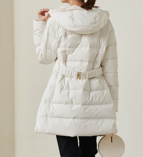 RANAN（ラナン）の「暖かファーフード使いすっきりダウンコート（ダウンコート・ジャケット・ベスト）」｜詳細画像