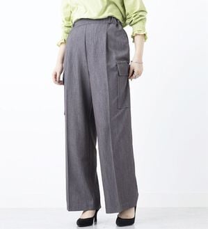 BELLUNA（ベルーナ）の「きれい見え素材ベイカーパンツ（フルレングスパンツ）」｜詳細画像