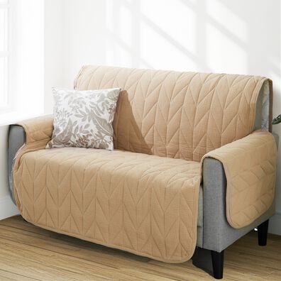 iellio（イエリオ）の「１年中使える！綿１００％水洗い二重ガーゼソファカバー＜ダブルガーゼ・滑りにくい加工付・洗濯可能・オールシーズン＞（ソファーカバー）」