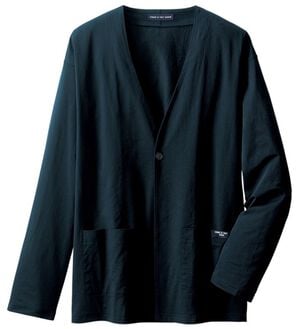 「部屋着に見せない！大人のカーディガン（メンズカーディガン）」｜ネイビー(カーディガン)